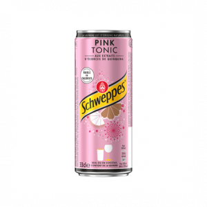 Schweppes - Pink Tonic 24 blikjes van 33cl