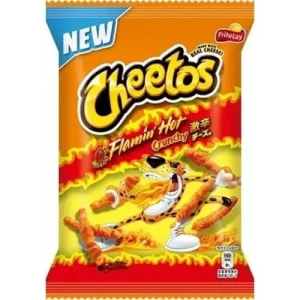 4902443544614 Cheetos - Flamin' Hot Crunchy 75 gr. (Japan import) Frisdrank-shop Hedel Den Bosch Tik Tok Candy